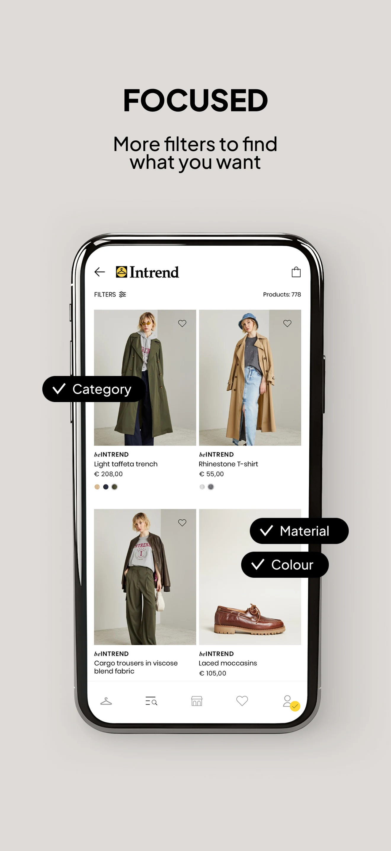 Intrend screenshot